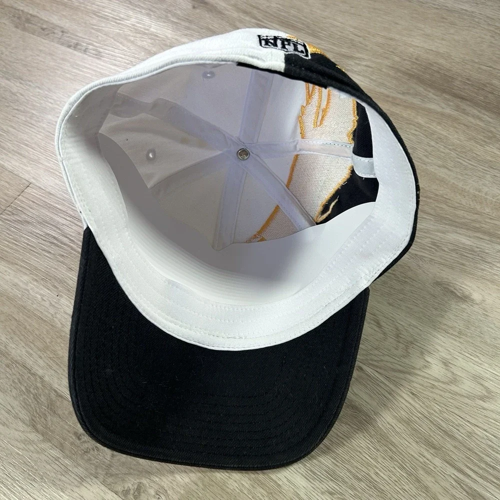 Reebok Pittsburgh Steelers Splash Fitted Hat Small/Medium NFL Football Cap